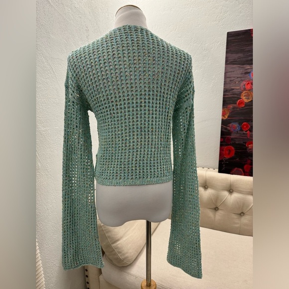 ACNE STUDIOS V-NECK CROCHET JUMPER L - Picture 3 of 10